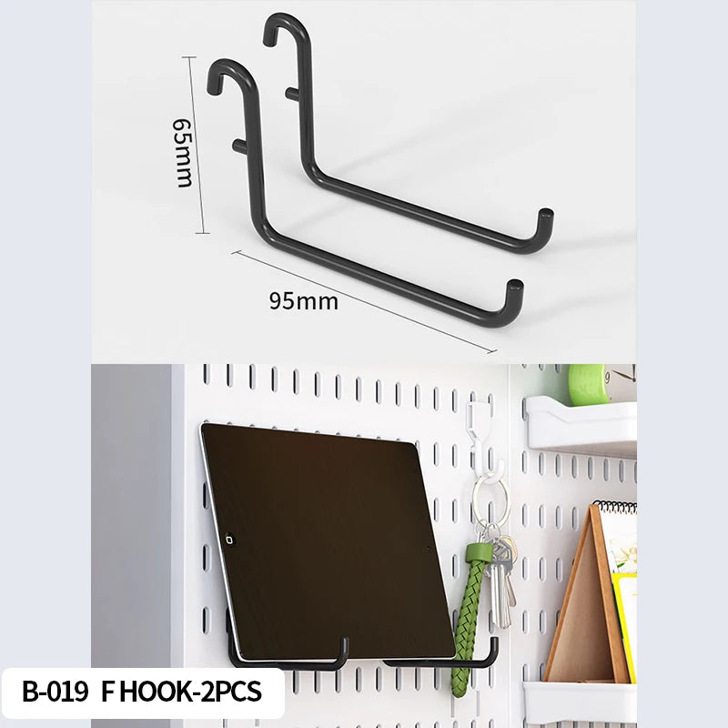 Desktop Pegboard Organizer: Vertical Storage with Headphone Stand – Gaming Room Must-Have, Desk Upgrade