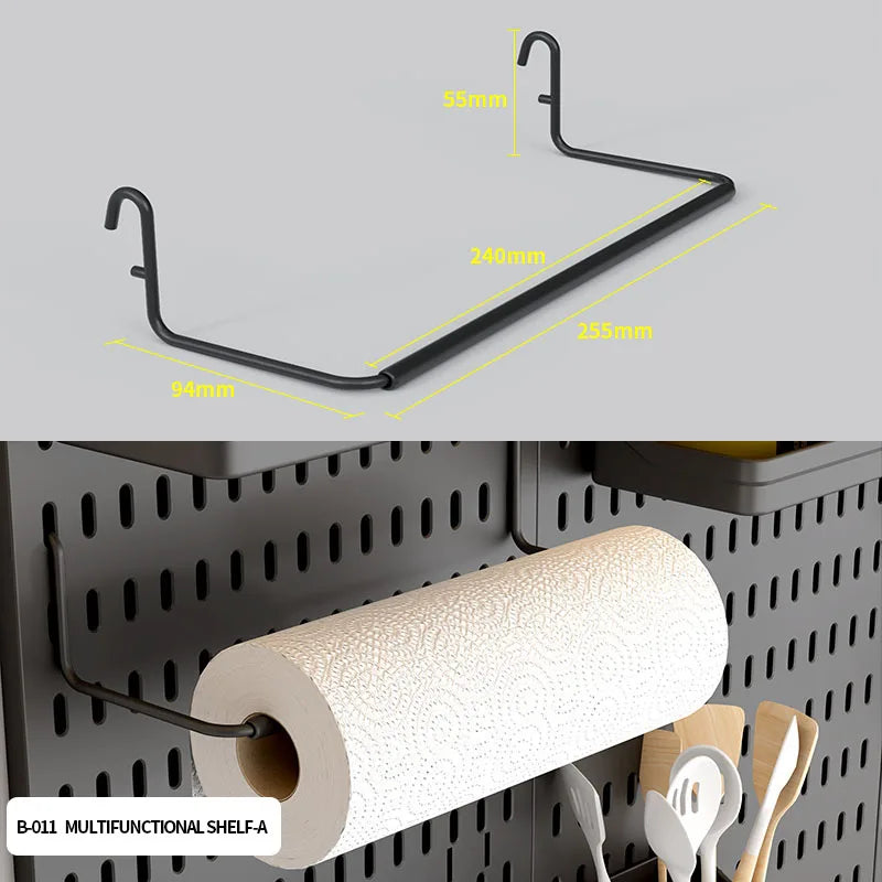 Desktop Pegboard Organizer: Vertical Storage with Headphone Stand – Gaming Room Must-Have, Desk Upgrade
