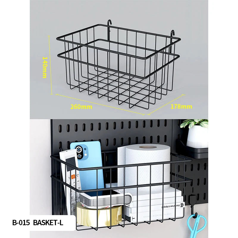 Desktop Pegboard Organizer: Vertical Storage with Headphone Stand – Gaming Room Must-Have, Desk Upgrade